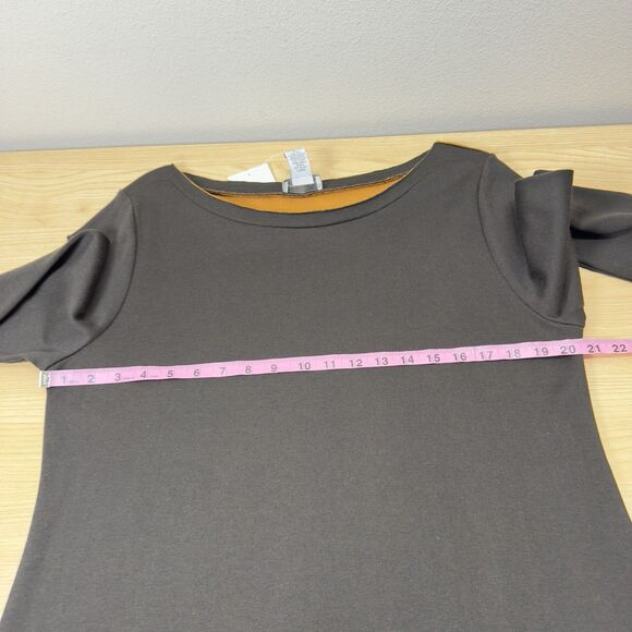 Soft Surroundings Brown Tunic Dress Size XL Wool Blend Lagenlook Contemporary - Picture 6 of 8